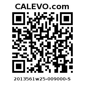 Calevo.com Preisschild 2013561w25-009000-S