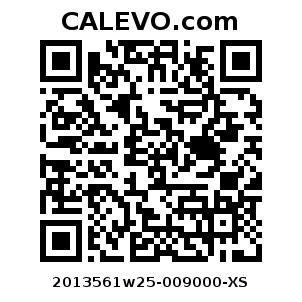 Calevo.com Preisschild 2013561w25-009000-XS