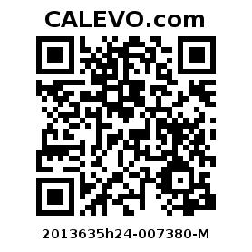 Calevo.com pricetag 2013635h24-007380-M