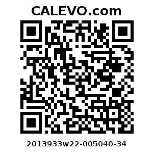 Calevo.com Preisschild 2013933w22-005040-34