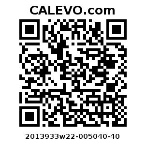 Calevo.com Preisschild 2013933w22-005040-40