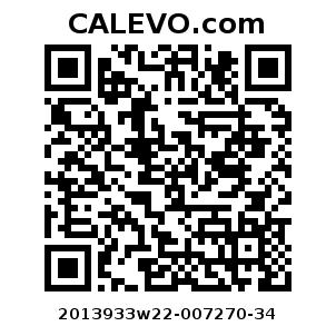 Calevo.com Preisschild 2013933w22-007270-34