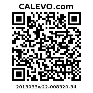 Calevo.com Preisschild 2013933w22-008320-34