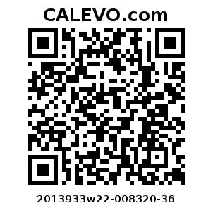 Calevo.com Preisschild 2013933w22-008320-36