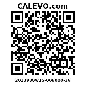 Calevo.com Preisschild 2013939w25-009000-36