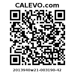 Calevo.com Preisschild 2013940w21-003190-42