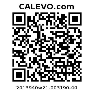 Calevo.com Preisschild 2013940w21-003190-44