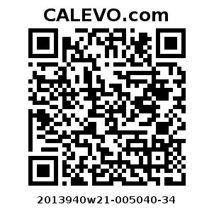 Calevo.com Preisschild 2013940w21-005040-34