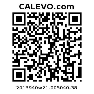 Calevo.com Preisschild 2013940w21-005040-38
