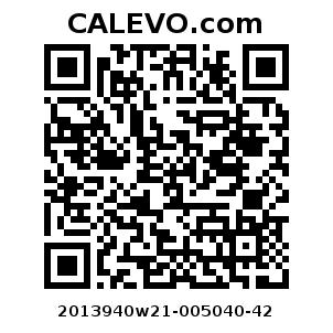 Calevo.com Preisschild 2013940w21-005040-42