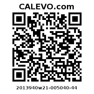Calevo.com Preisschild 2013940w21-005040-44