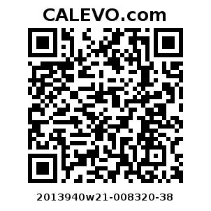 Calevo.com Preisschild 2013940w21-008320-38