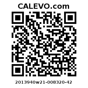 Calevo.com Preisschild 2013940w21-008320-42