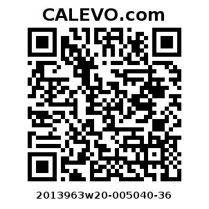Calevo.com Preisschild 2013963w20-005040-36