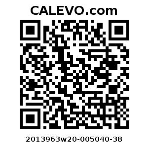 Calevo.com Preisschild 2013963w20-005040-38