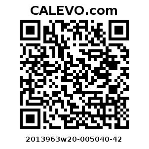 Calevo.com pricetag 2013963w20-005040-42
