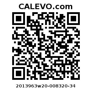 Calevo.com Preisschild 2013963w20-008320-34