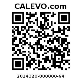 Calevo.com pricetag 2014320-000000-94