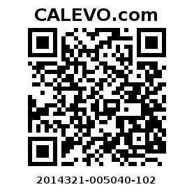 Calevo.com pricetag 2014321-005040-102