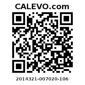 Calevo.com Preisschild 2014321-007020-106