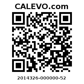 Calevo.com pricetag 2014326-000000-52