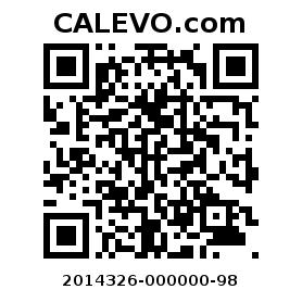 Calevo.com pricetag 2014326-000000-98