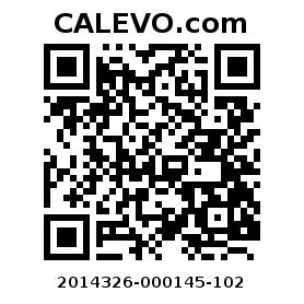 Calevo.com Preisschild 2014326-000145-102