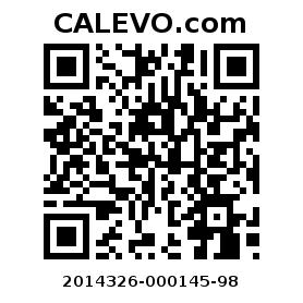 Calevo.com Preisschild 2014326-000145-98