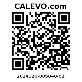 Calevo.com pricetag 2014326-005040-52