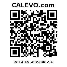 Calevo.com pricetag 2014326-005040-54