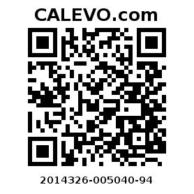 Calevo.com pricetag 2014326-005040-94