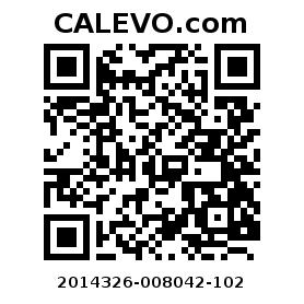 Calevo.com pricetag 2014326-008042-102