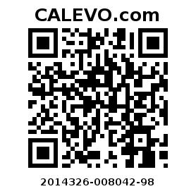 Calevo.com pricetag 2014326-008042-98