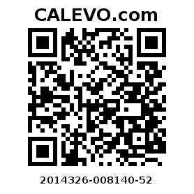 Calevo.com pricetag 2014326-008140-52