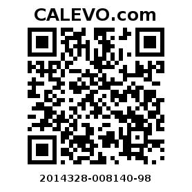 Calevo.com Preisschild 2014328-008140-98