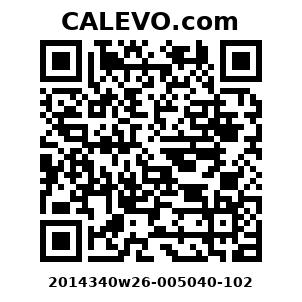 Calevo.com Preisschild 2014340w26-005040-102