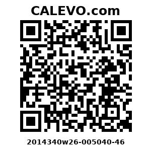 Calevo.com Preisschild 2014340w26-005040-46