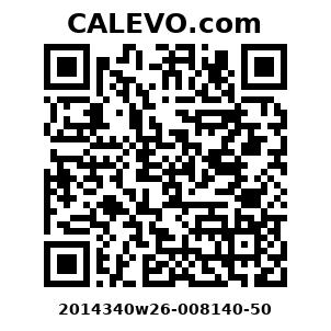 Calevo.com Preisschild 2014340w26-008140-50