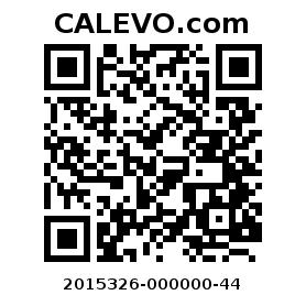 Calevo.com pricetag 2015326-000000-44