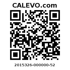 Calevo.com pricetag 2015326-000000-52