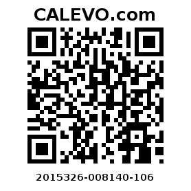 Calevo.com pricetag 2015326-008140-106