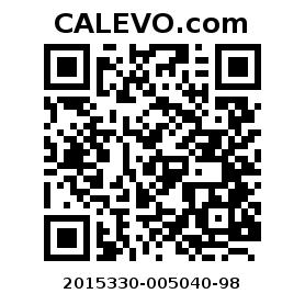 Calevo.com pricetag 2015330-005040-98