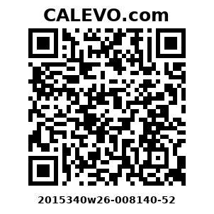 Calevo.com Preisschild 2015340w26-008140-52