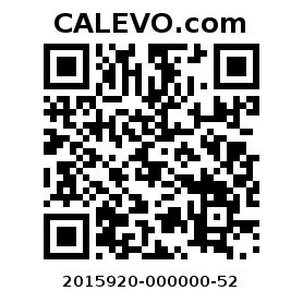 Calevo.com Preisschild 2015920-000000-52