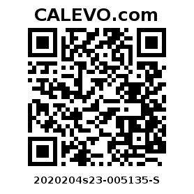 Calevo.com pricetag 2020204s23-005135-S