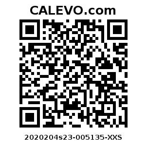 Calevo.com Preisschild 2020204s23-005135-XXS