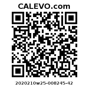 Calevo.com Preisschild 2020210w25-008245-42
