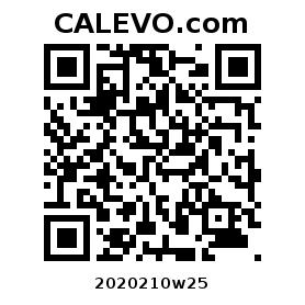 Calevo.com Preisschild 2020210w25