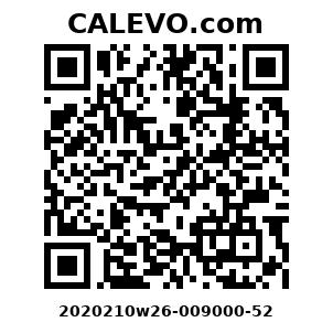 Calevo.com Preisschild 2020210w26-009000-52