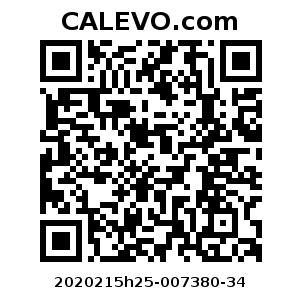 Calevo.com Preisschild 2020215h25-007380-34
